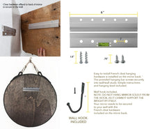 Load image into Gallery viewer, 18" Snaffle Bit Circle Mirror Horse Mirror Decor