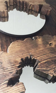 SOLD OUT: Chunky Live Edge Barnwood Mirror