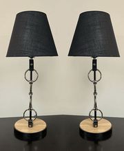 Load image into Gallery viewer, Snaffle Bit Table Lamp, Horse Decor