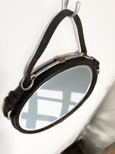 Load image into Gallery viewer, 10&quot; Horse Curb Bit Leather Strap Mirror