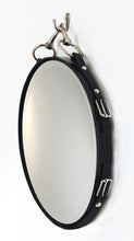 Load image into Gallery viewer, 22&quot; Leather Equestrian Mirror with Snaffle Bit