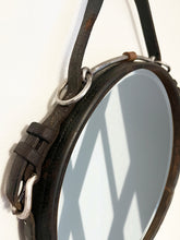 Load image into Gallery viewer, 10&quot; Horse Curb Bit Leather Strap Mirror
