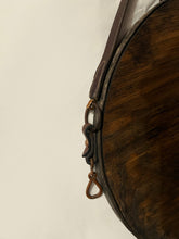Load image into Gallery viewer, 16" Horse Tack Leather Strap Mirror, Copper Detail
