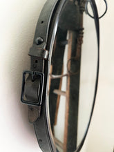 Load image into Gallery viewer, 16" Noire Snaffle Bit Leather Mirror, All Black
