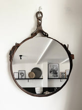 Load image into Gallery viewer, 12" Rust and Hook Mirror