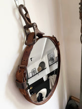 Load image into Gallery viewer, 12" Rust and Hook Mirror