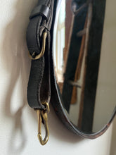 Load image into Gallery viewer, 16" Rustic Brass Clip Strap Mirror