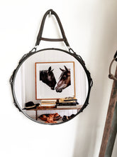 Load image into Gallery viewer, 16" Leather Horse Halter Strap Mirror