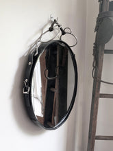 Load image into Gallery viewer, 16" Sweet Iron Driving Bit leather mirror