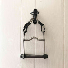 Load image into Gallery viewer, Toilet roll holder or tea towel hanger horse bit easy hanging