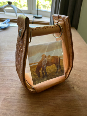 RESERVED FOR EILEEN TOTH: Western Stirrup Photo Frame