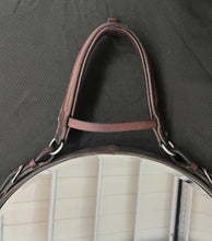 Load image into Gallery viewer, 16" Leather Horse Halter Strap Mirror