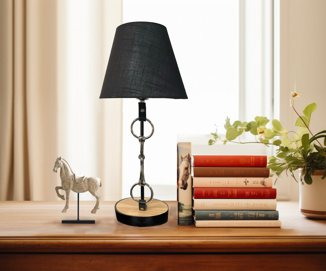 Snaffle Bit Table Lamp, Horse Decor