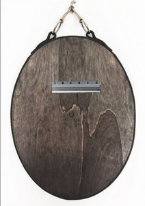 Reserved for Buckeye Events: 4x Vertical Oval 22” x 30" Leather Equestrian Mirrors with Snaffle Bit