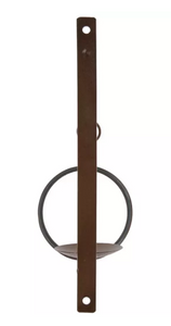 Erica Jacobson magnifying glass wall candle sconces with antique-style design, metal and glass material.