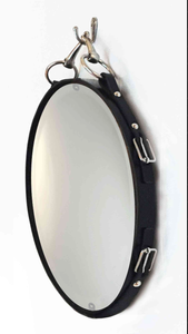 28" Snaffle Circle Mirror wall horse decor