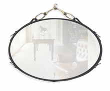Load image into Gallery viewer, 28” x 20" Leather Snaffle Bit Mirror horse gift (Horizontal)