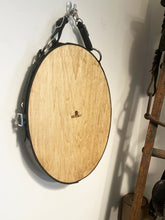 Load image into Gallery viewer, 12&quot; x 16&quot; Oval Black Bridle Mirror, horse decor