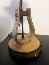 Load image into Gallery viewer, Western Stirrup Table Lamp western lamp cowboy cowgirl