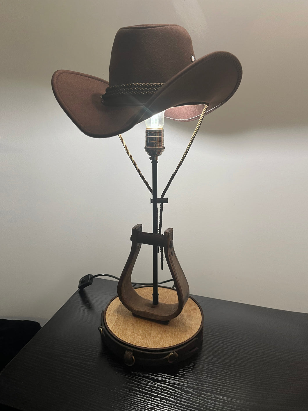 Western Stirrup Table Lamp western lamp cowboy cowgirl