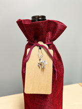 Load image into Gallery viewer, Wine Gift Bags with Horse Charm, Set of 3, Black or Red