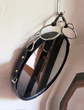 Load image into Gallery viewer, 16" Sweet Iron Driving Bit leather mirror
