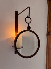 Load image into Gallery viewer, Magnifying Glass Wall Candle Sconce