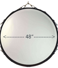 Load image into Gallery viewer, RESERVED FOR KNAUER INC: 48" Equestrian Leather Mirror