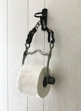 Load image into Gallery viewer, Equestrian Bit Toilet Roll Holder / Tea Towel Hanger, Bath or Kitchen – Curb Bit Horse Decor Gift